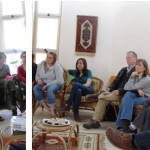 Micha addressing GH students at Jewish-Arab Centre